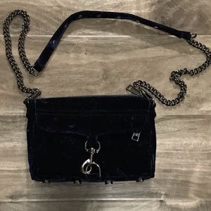 Rebecca Minkoff M.A.C. Navy Velvet Bag